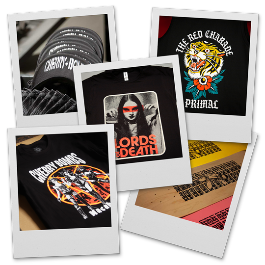 Variety of Screen Printed Merchandise