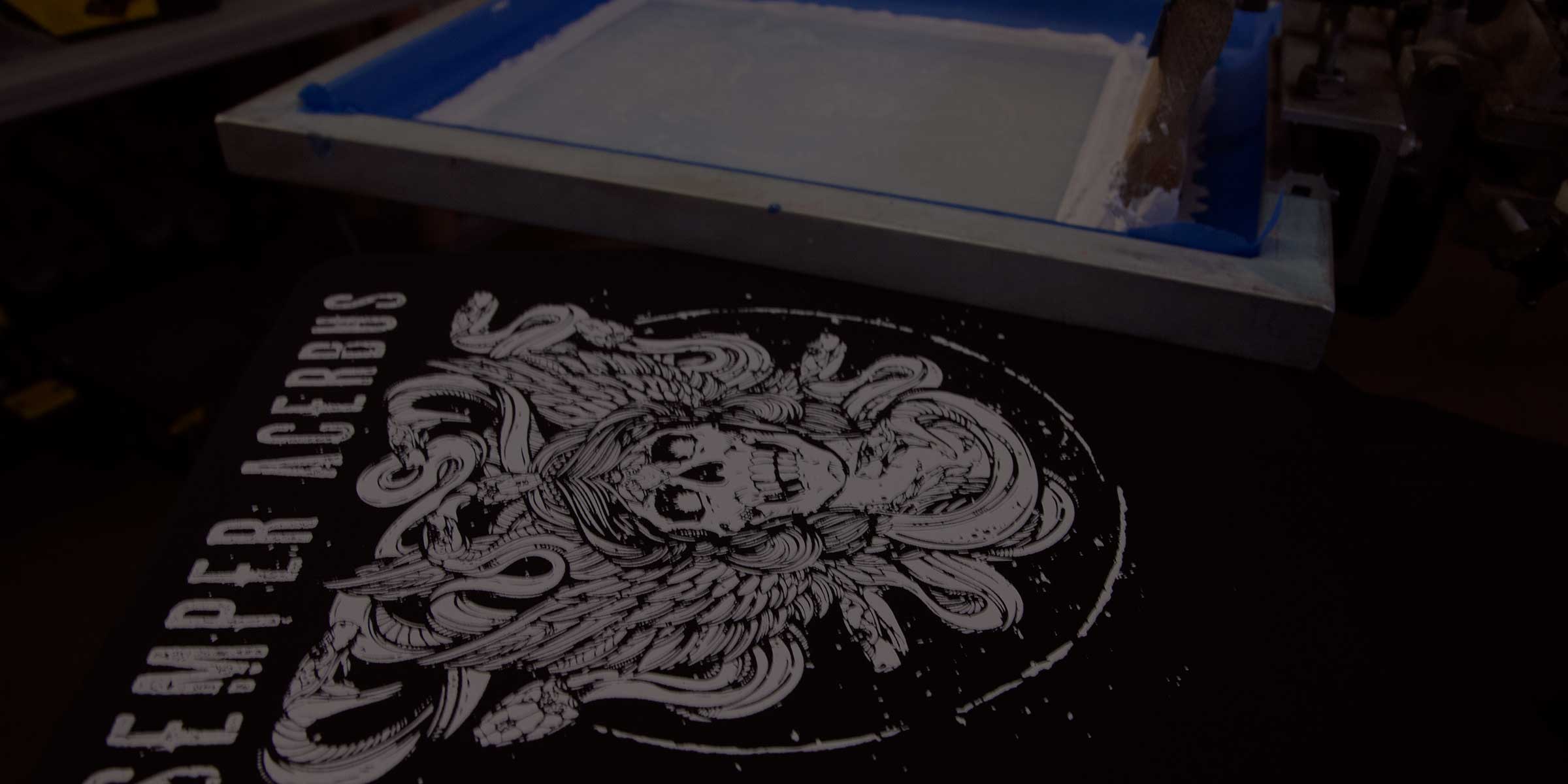 screen printed tee shirt for bands, musicians, and independent artists