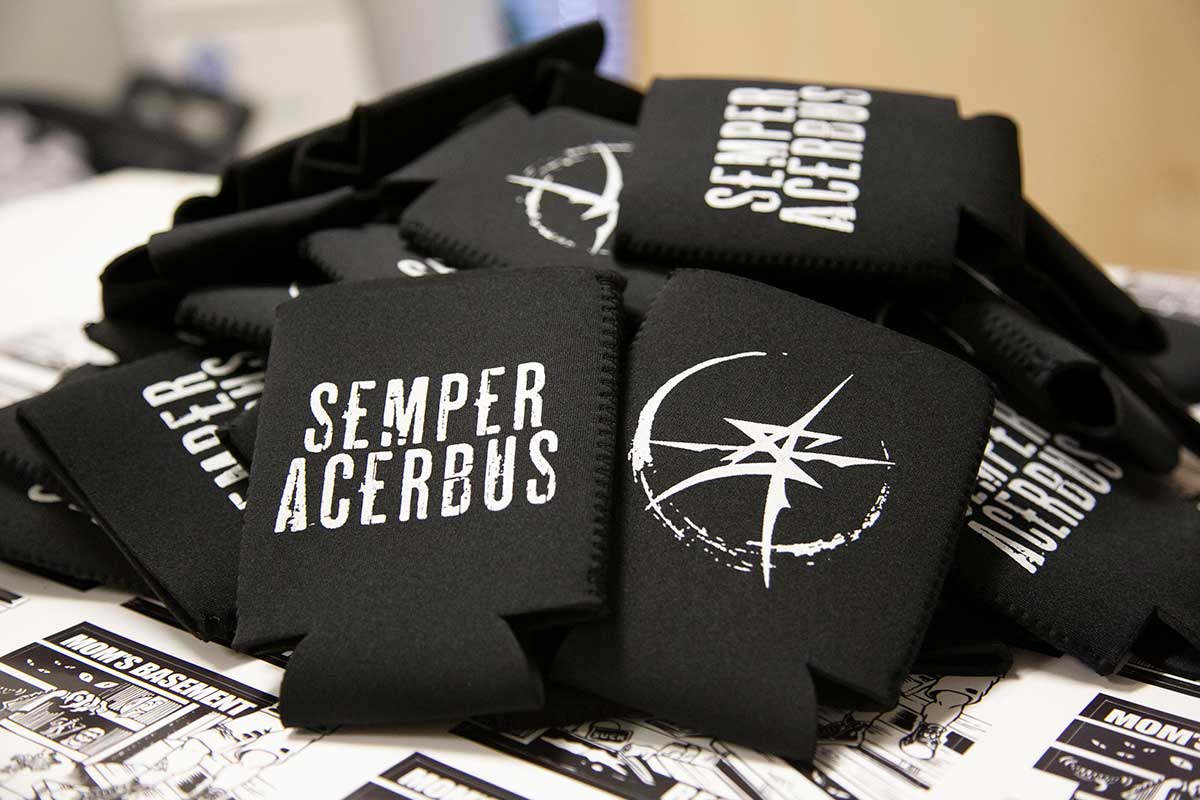 custom screen printed bottle coozies