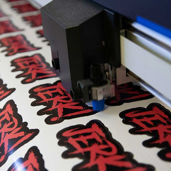 custom die cut vinyl stickers printed in las vegas